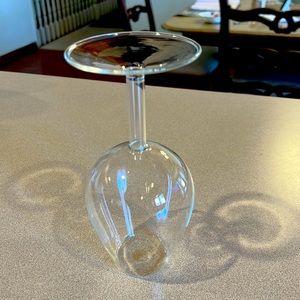 Upside Down Wine Glass